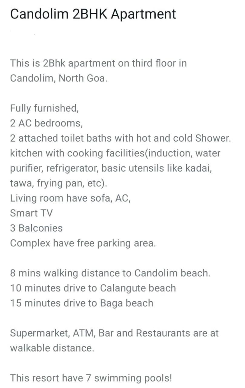 Calangute Candolim Bay And Villa